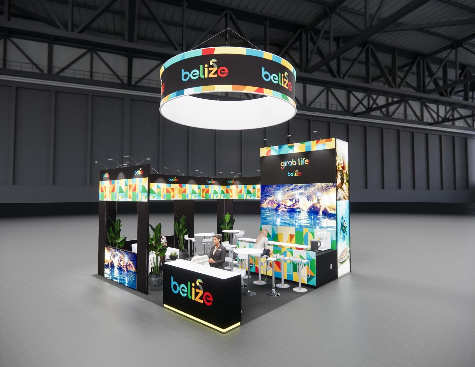 20 x 20 Island Exhibit Rental — MODEX, Atlanta