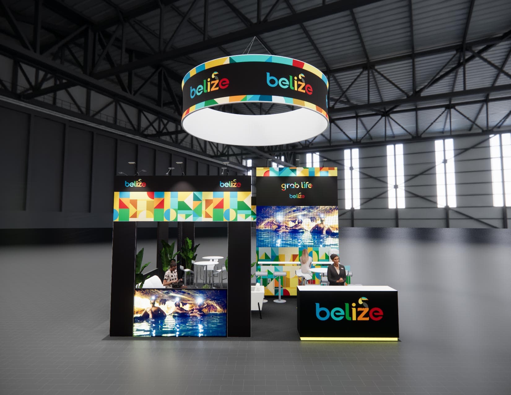 20 x 20 Island Exhibit Rental — MODEX, Atlanta