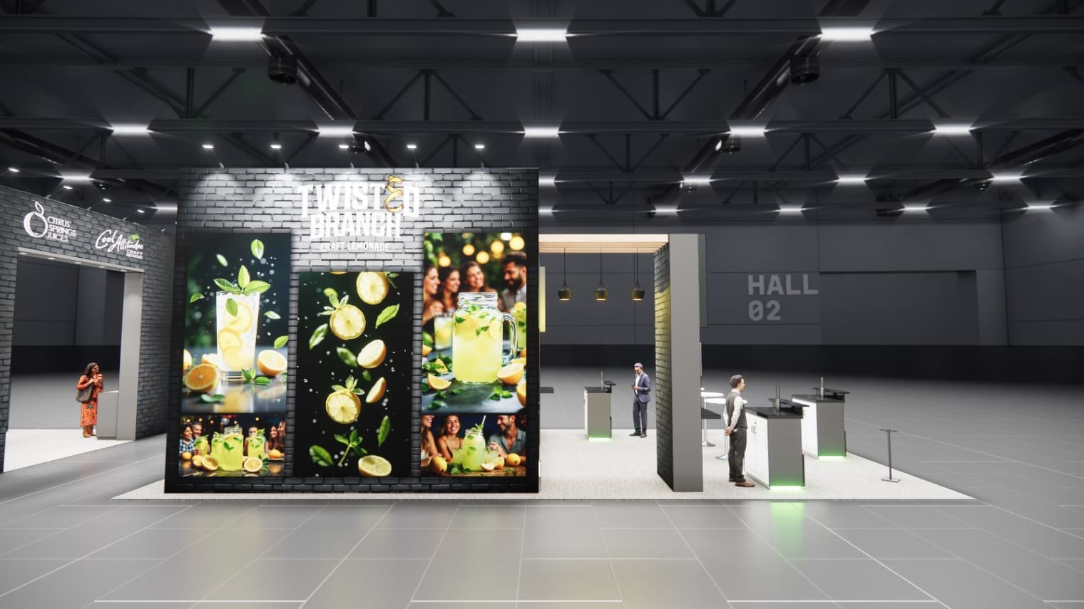 20 x 40 Double-Deck Exhibit Rental — IPPE, Atlanta