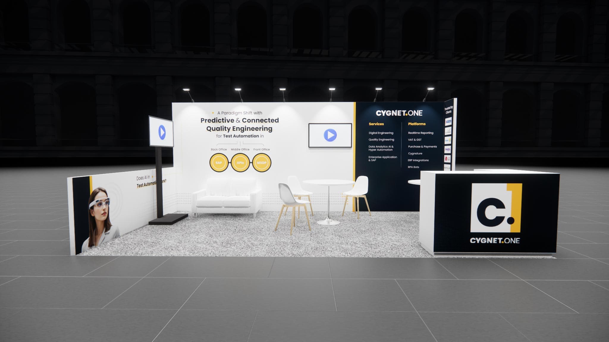 20 x 20 Inline Exhibit Rental — IAAPA Expo, Orlando