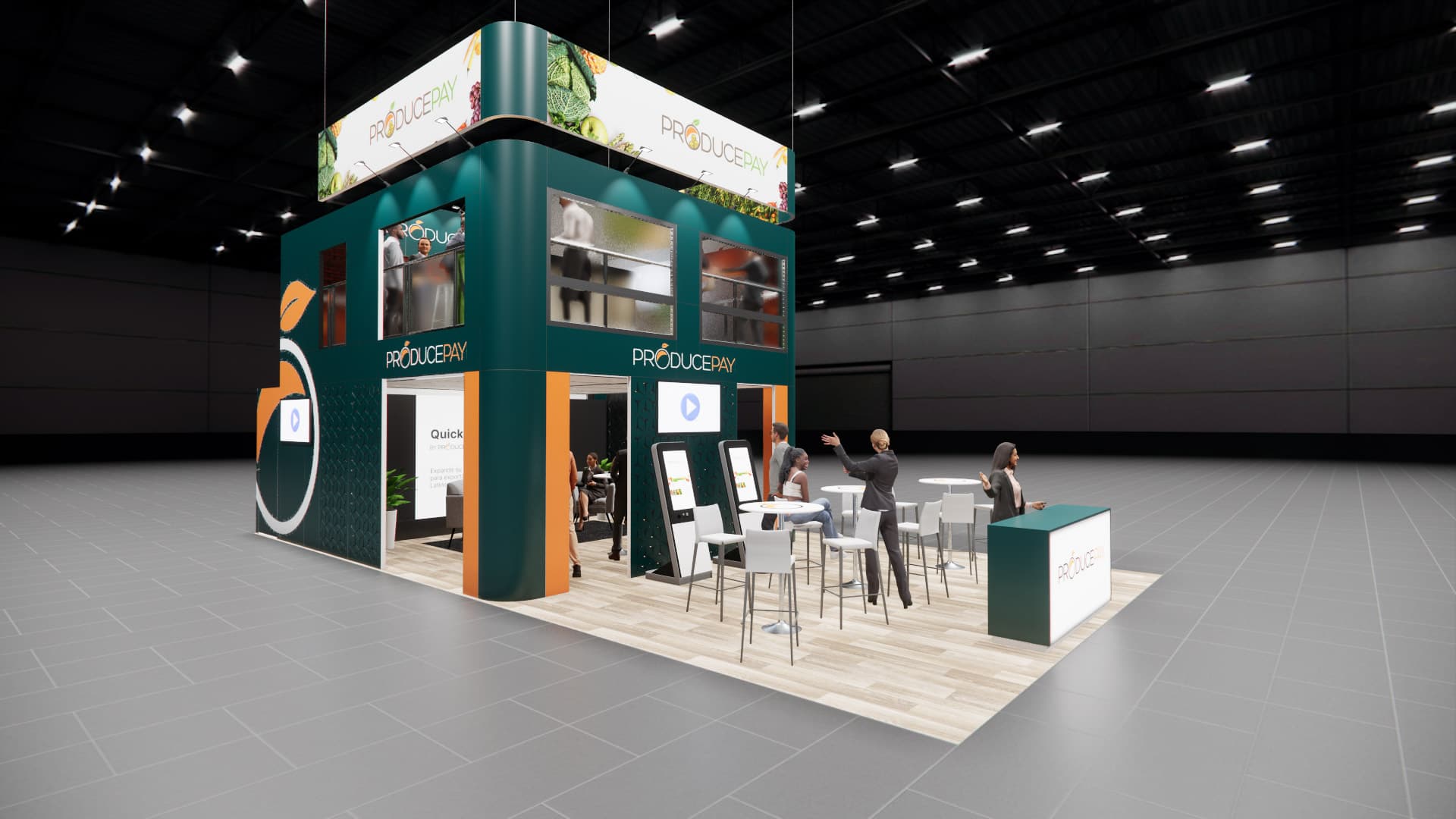 20 x 40 Double-Deck Exhibit Rental — IAAPA Expo, Orlando