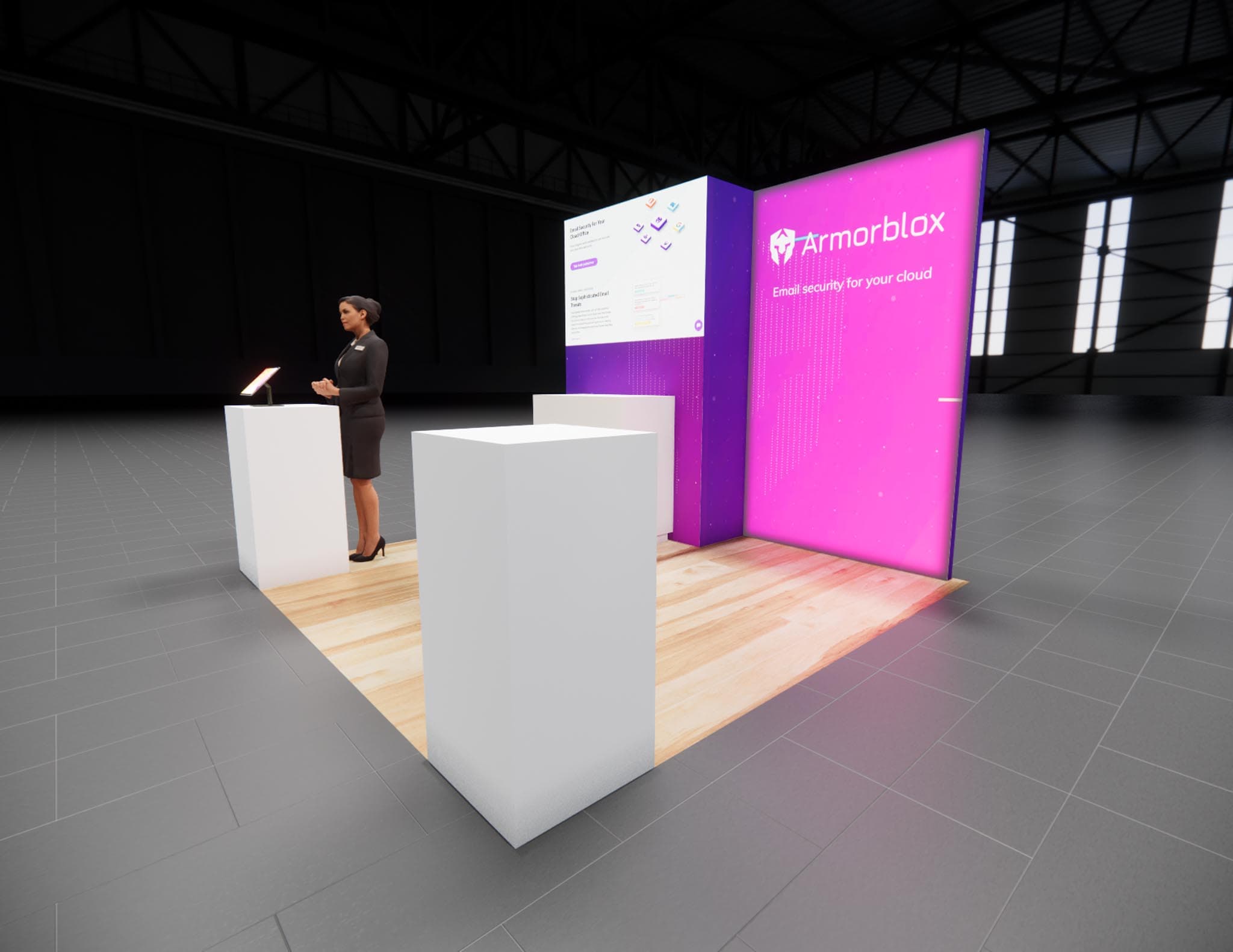 10 x 10 Inline Exhibit Rental — CES, Las Vegas