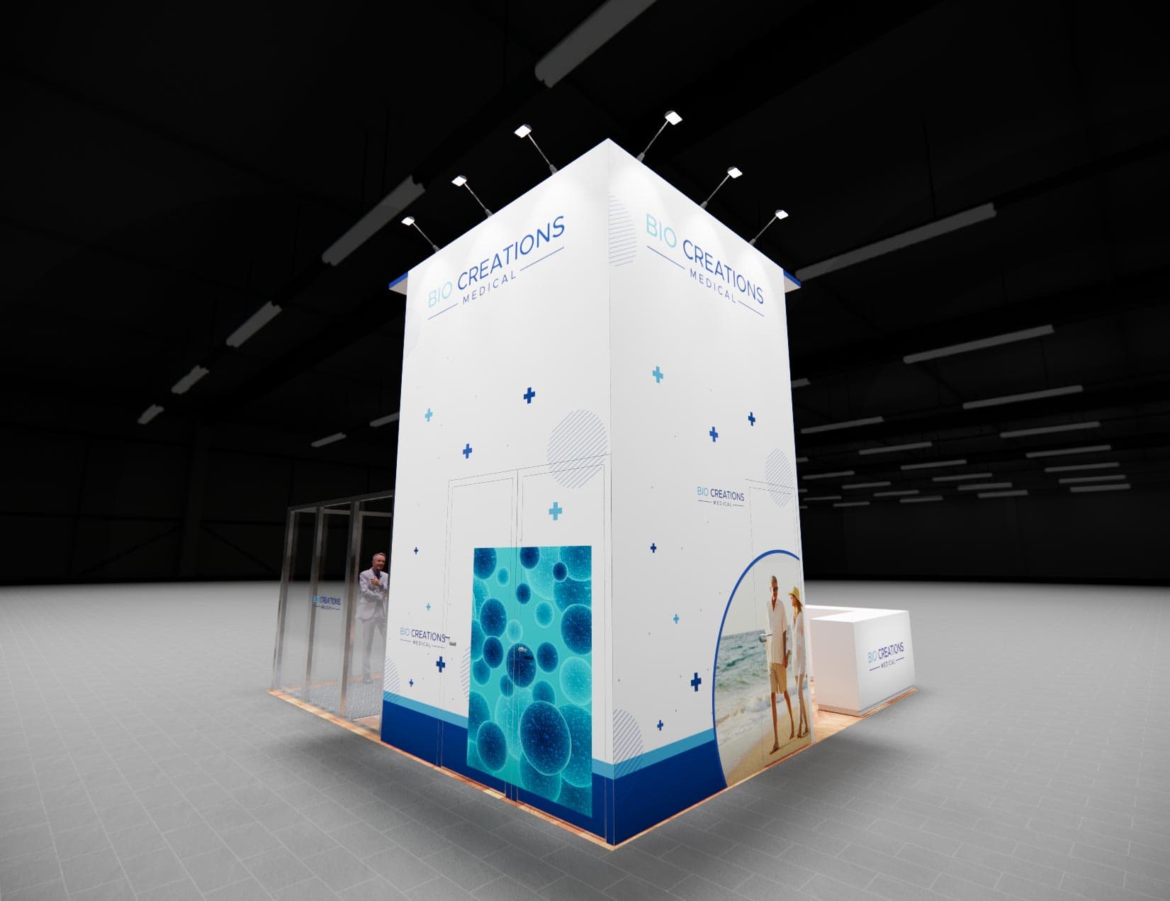 20 x 20 Island Exhibit Rental — Global Pet Expo, Orlando