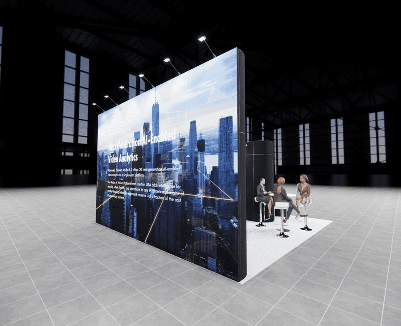 20 x 20 Island Exhibit Rental — InfoComm, Las Vegas