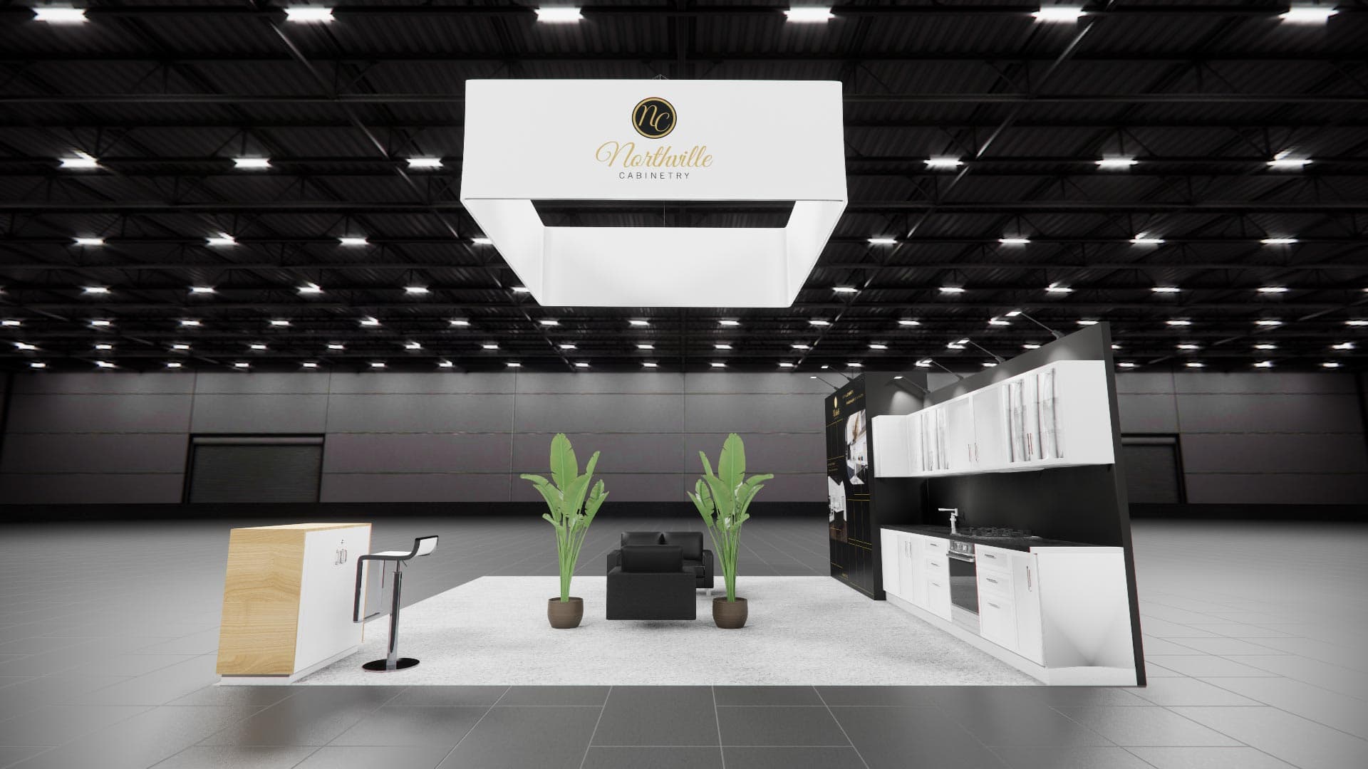 20 x 20 Island Exhibit Rental — MODEX, Atlanta